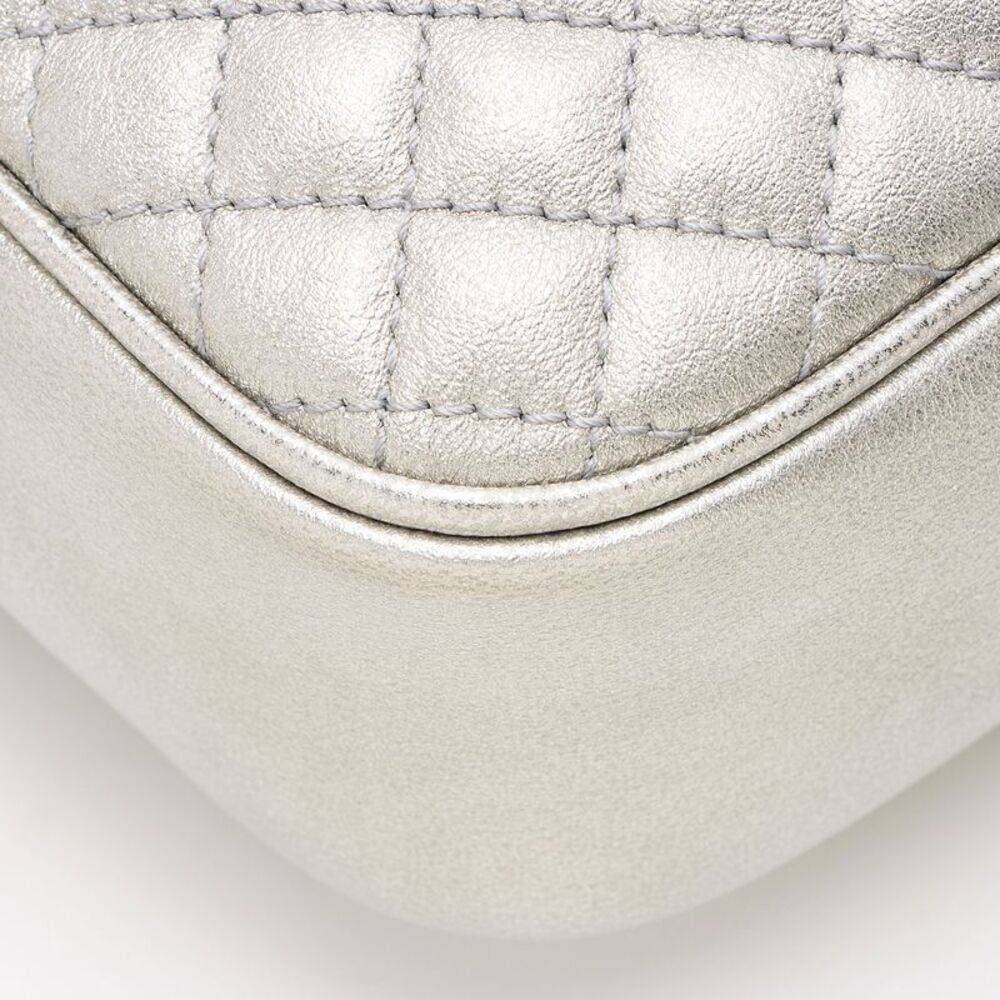 Gucci Metallic Quilted Leather Web Trapuntata Small Shoulder Bag - Picture 12 of 12